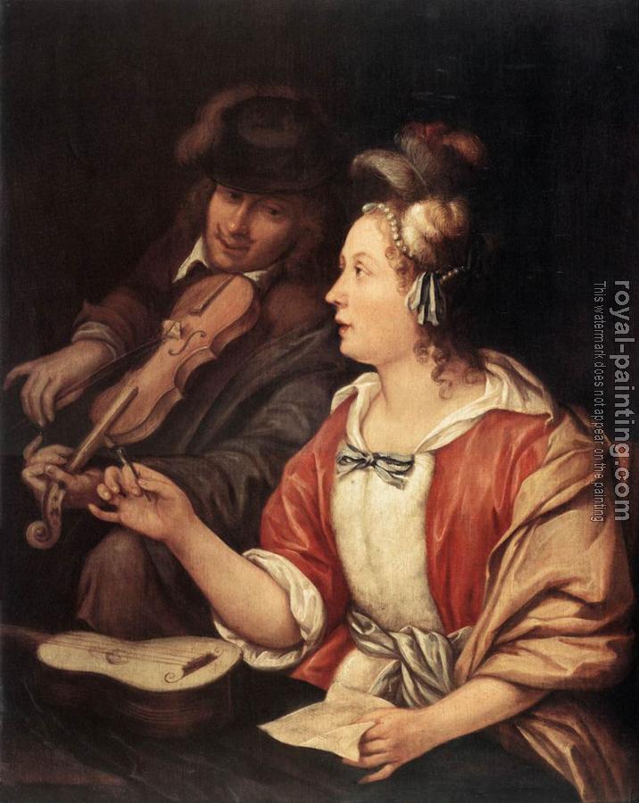Frans Van Mieris The Elder : The Music Lesson